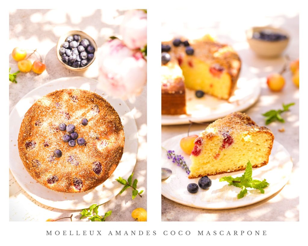 moelleux amandes coco mascarpone