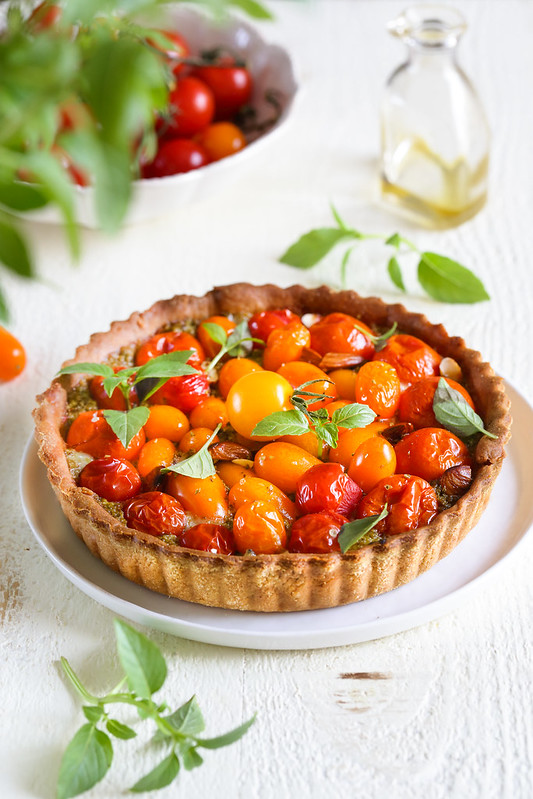 tarte tomate pesto recette italienne video