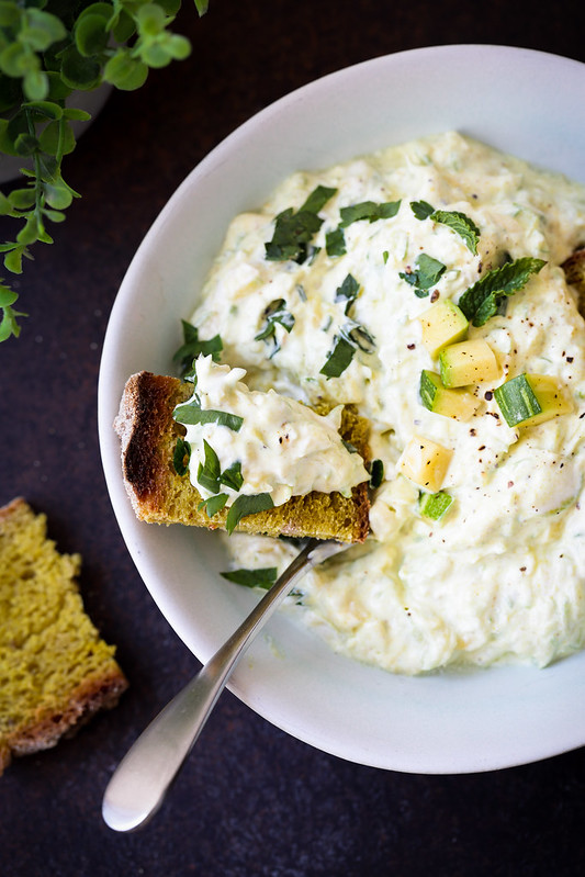 courgettes yaourt chevre facon tzatziki recette