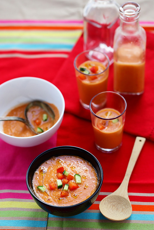 gazpachos soupes froides ete quinze recettes faciles