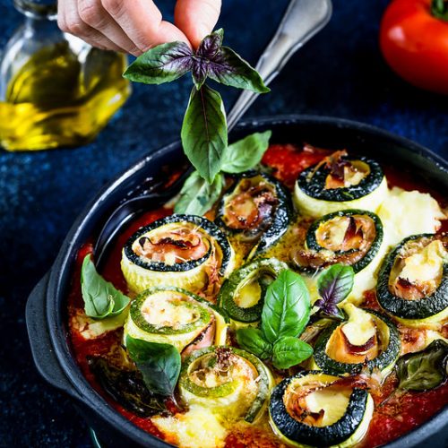 roules courgettes four recette italienne