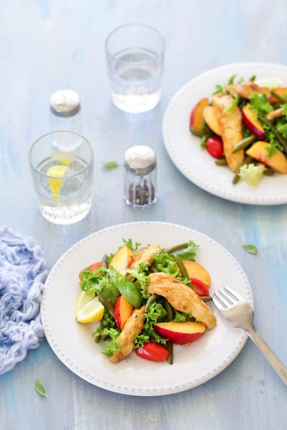 Salade de poulet d’été fraîche et légère