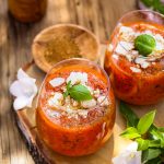 soupe froide poivrons tomates recette legere