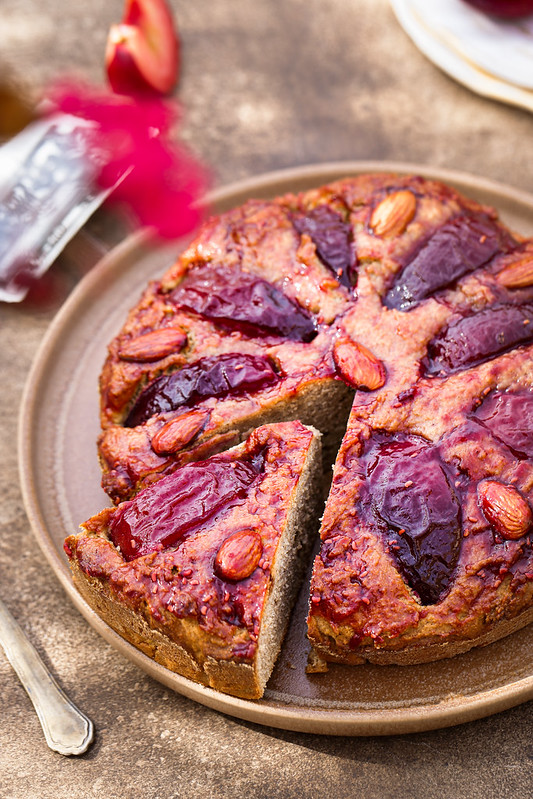 Gateau au sarrasin prunes sans gluten recette facile