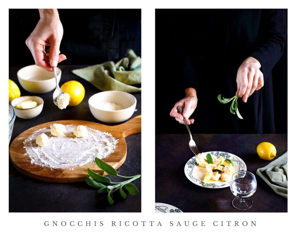 gnocchis ricotta sauge citron recette italienne