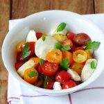 salade caprese tomate mozzarella recette