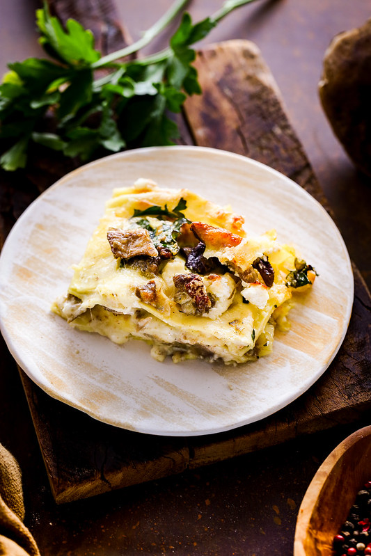 lasagnes champignons recette italienne