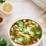 soupe bouillon poulet asiatique