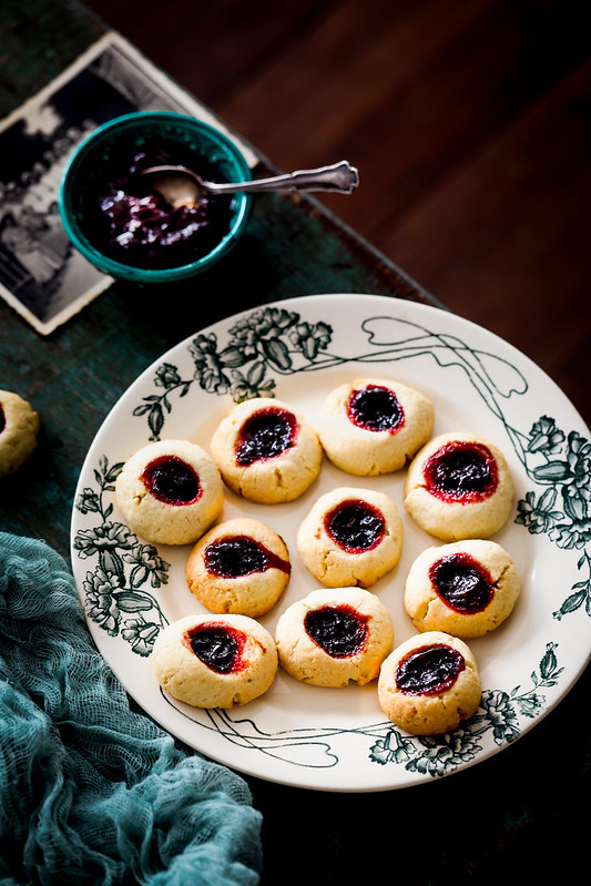 sables confiture thumbprint cookies recettes