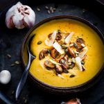 soupe ail safran champignons recette saine