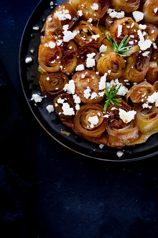 tarte tatin poireaux pas chere