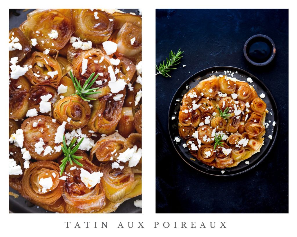 tarte tatin poireaux feta