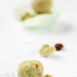 amaretti moelleux pistache coeur griotte sans gluten