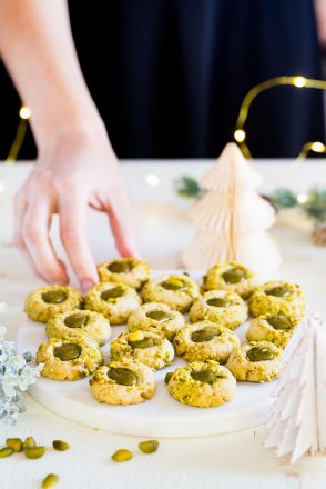 Biscuits sablés à la pistache (avec la vidéo)