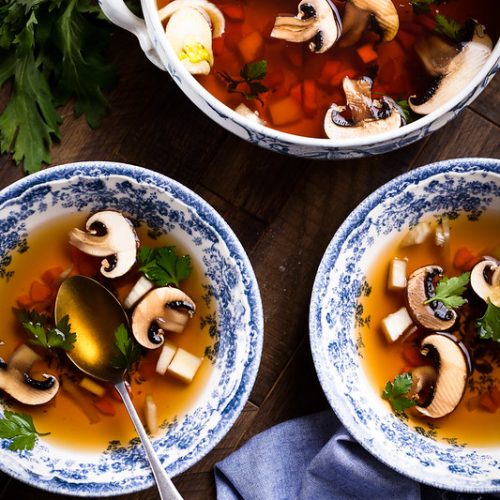 Recette de bouillon de légumes