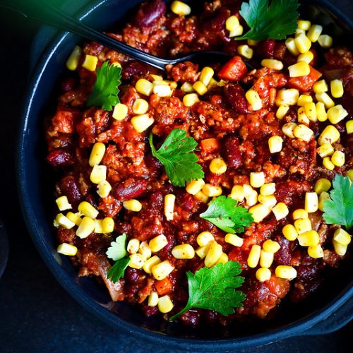 chili con carne recette pas chere