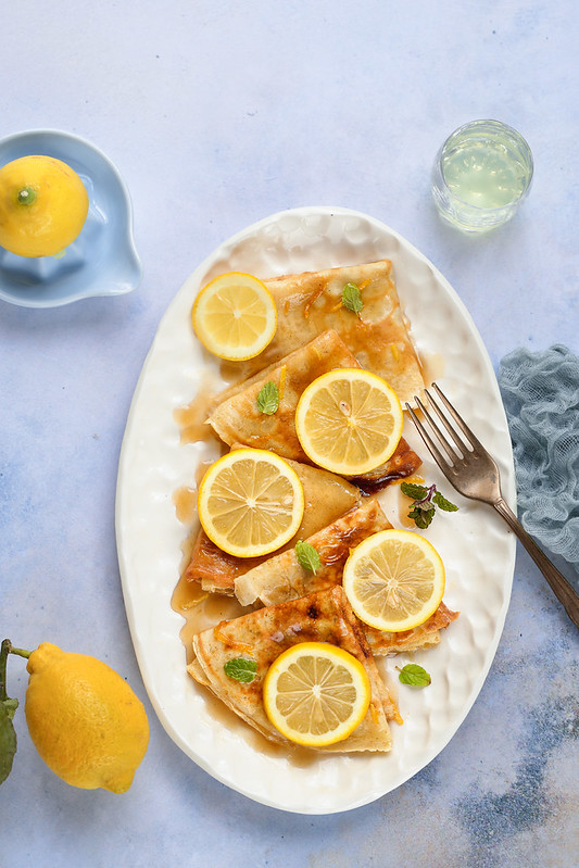 crepes citron limoncello suzette recette video