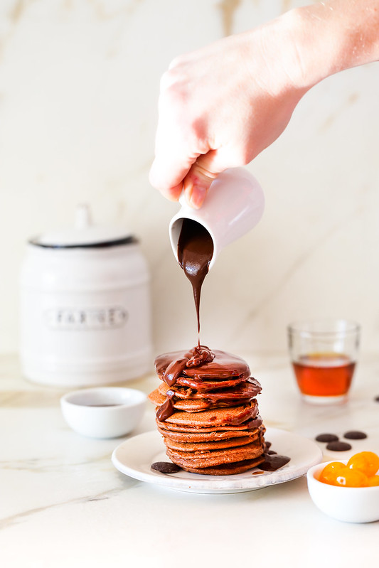 pancakes maison chocolat recette