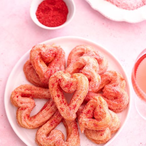 churros roses recette