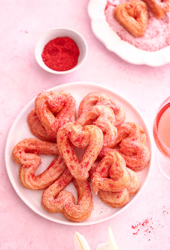 churros roses recette