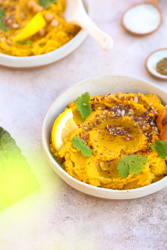 houmous patate douce vegan