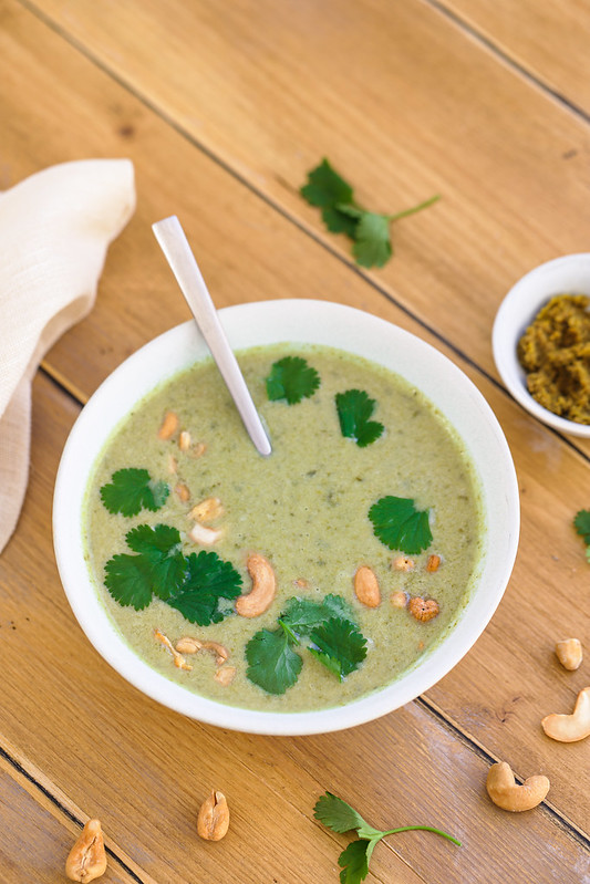 soupe poireaux curry vert recette sans laitages