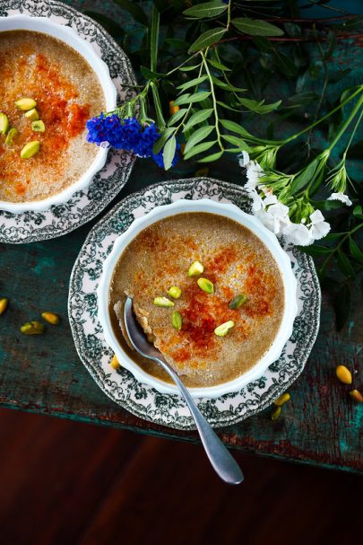 Crème brûlée pistache