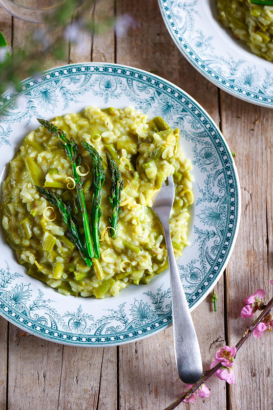 risotto asperges citron recette video