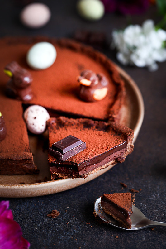 tarte chocolat pate sucree ganache gelee