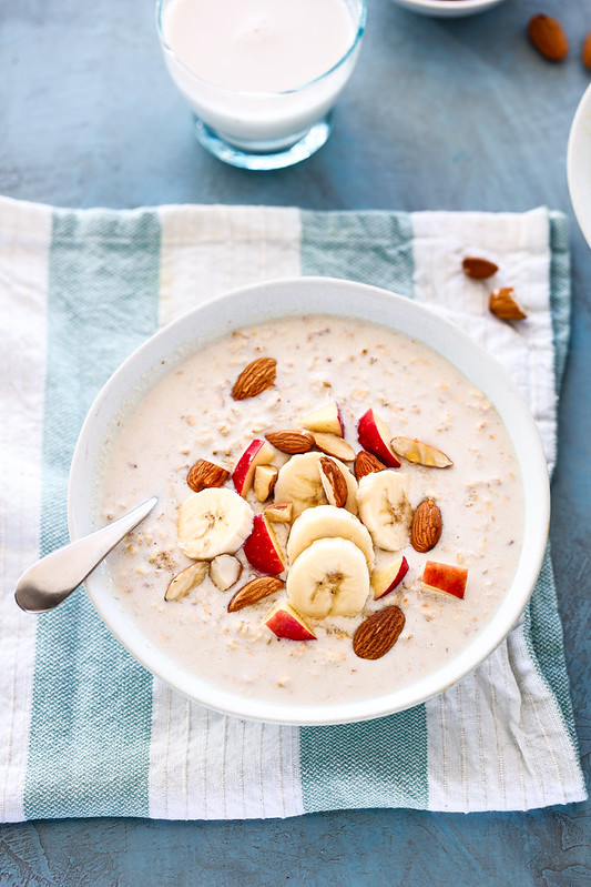 overnight oats amandes banane