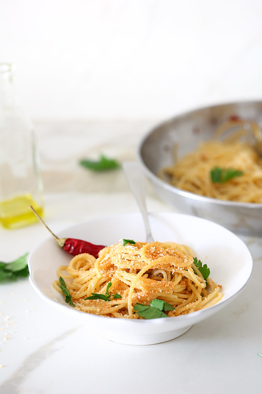 pates italiennes chapelure pasta mollica video