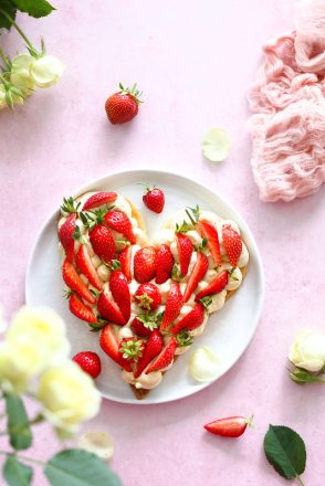 Tarte coeur aux fraises pour la fête des mères (avec la vidéo)
