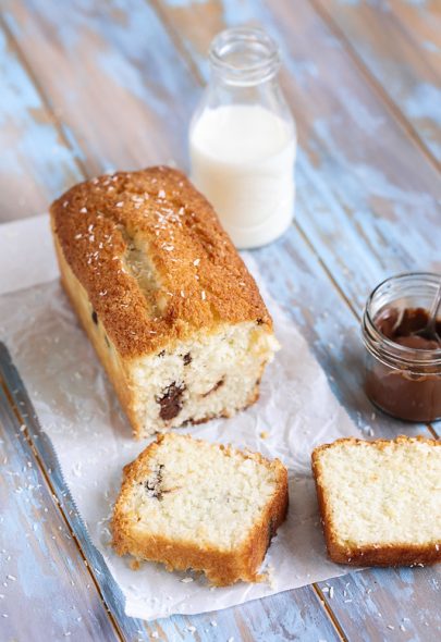 Cake financier à la noix de coco (sans gluten)
