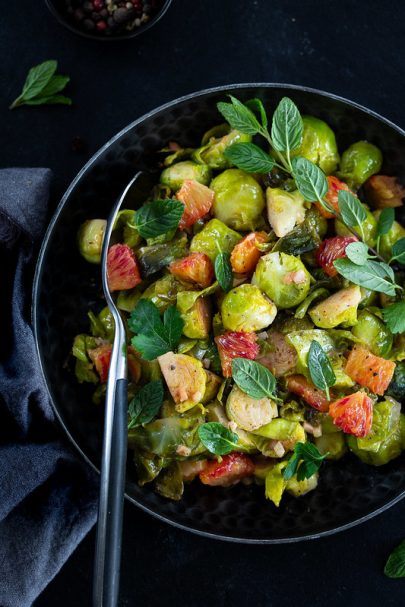 Choux de Bruxelles sautés à l’orange