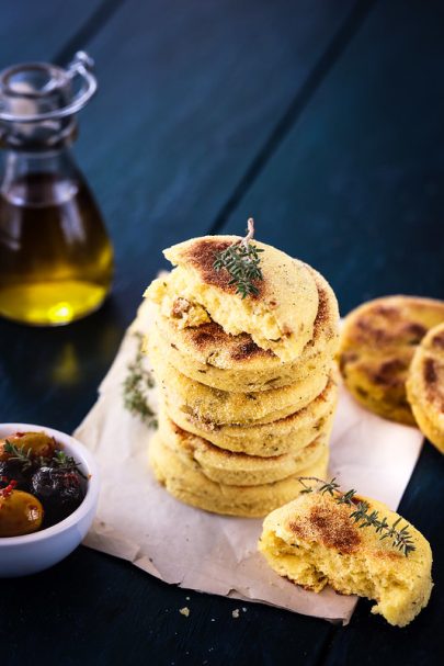 Harchas aux olives et au thym