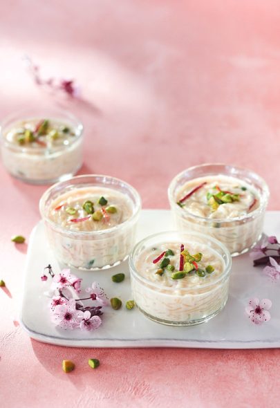 Vermicelles au lait, aux épices et pistaches, Divin !