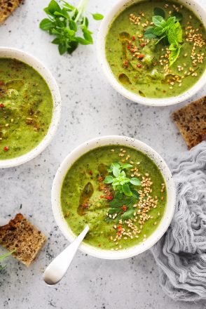 Soupe verte du printemps