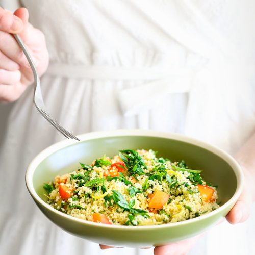 taboule herbes pistache recette