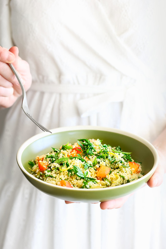 taboule herbes pistache recette