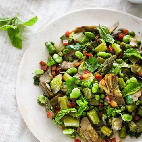 vignarola legumes de printemps sautes recette romaine