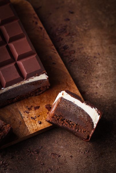 Entremets chocolat café façon opéra