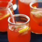 limonade maison à la rhubarbe
