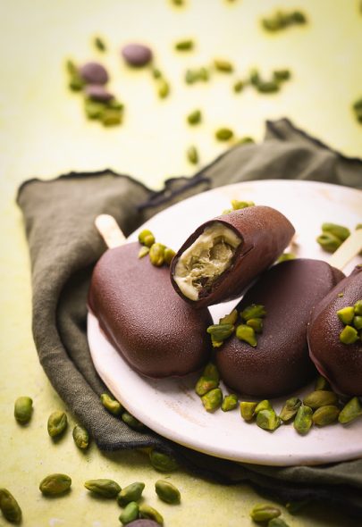 Mini magnum pistache chocolat (sans sorbetière)
