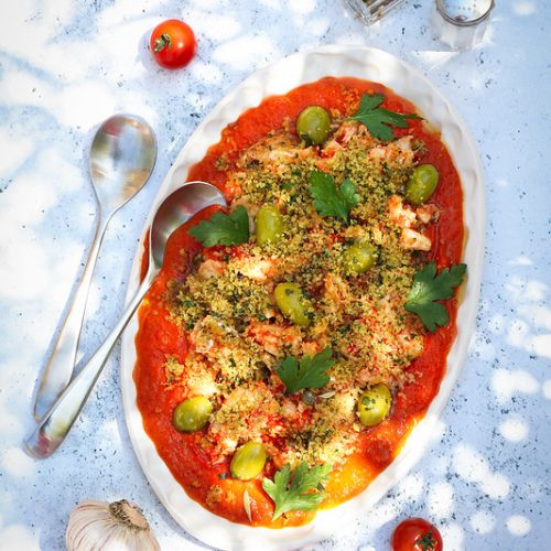 morue italienne sauce poivron