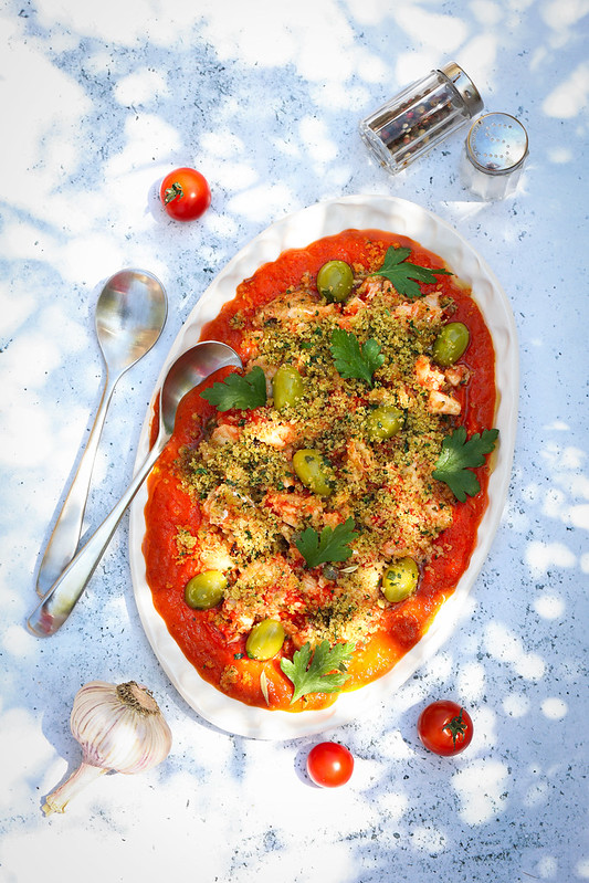 morue italienne sauce poivron