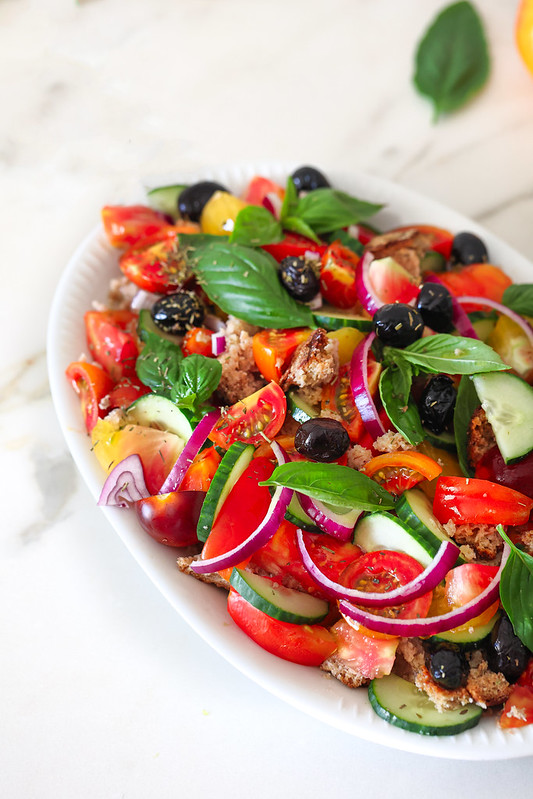 panzanella toscane salade pain tomates italienne