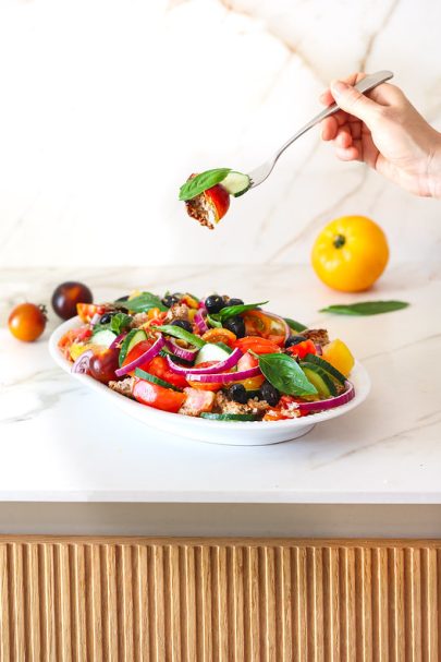 Panzanella Toscane (avec la vidéo)