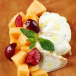 salade melon cerise mozzarella
