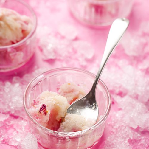 sorbet litchi rose framboise recette facile astuces
