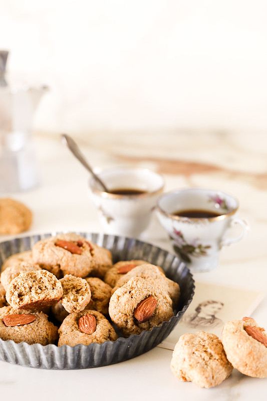 biscuits italiens strazzate amandes cafe vegan